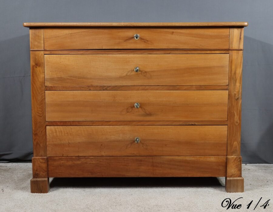 Commode en Noyer, époque Restauration - 1ère Partie XIXe – Image 9