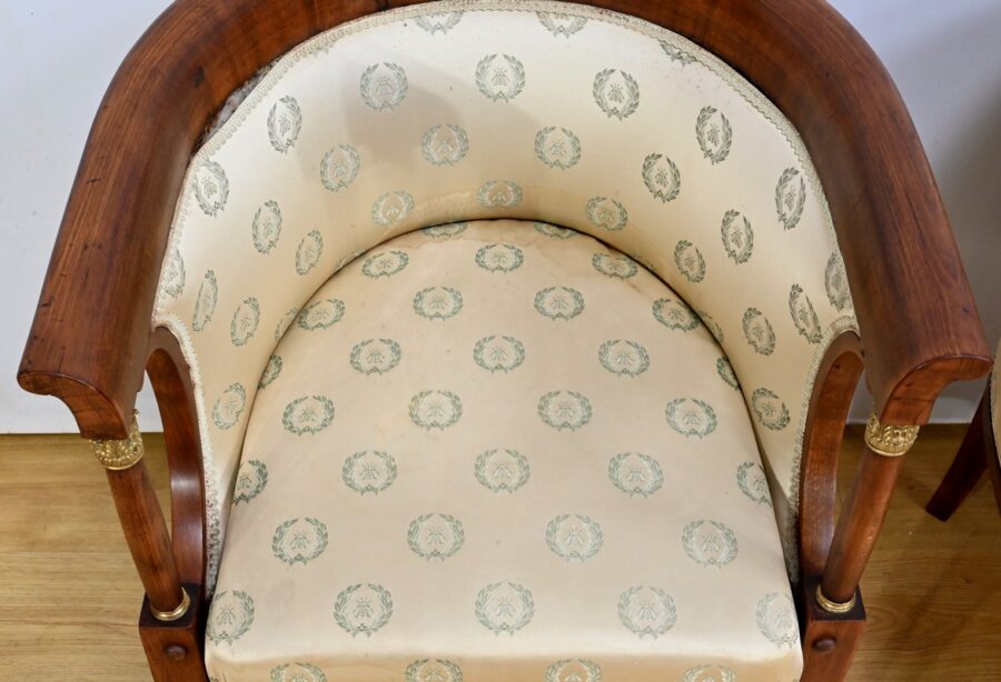 Salon en Hêtre Teinté J&J Kohn, style Empire – Début XXe – Image 14