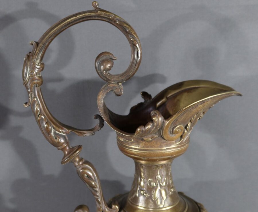 Paire d’Aiguières en Bronze, Art Nouveau – 1910 – Image 17