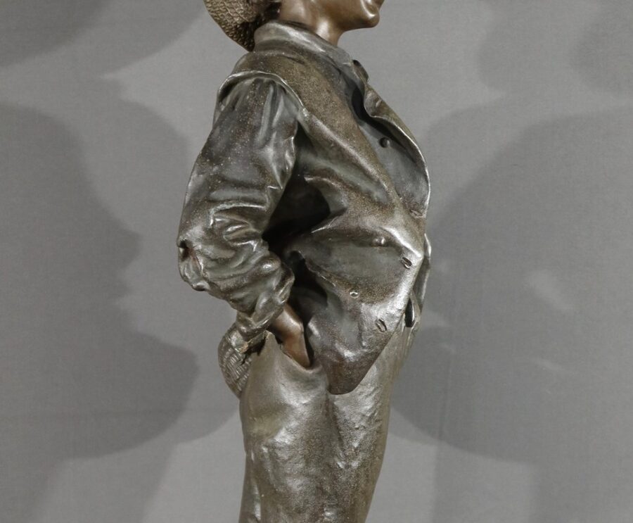 Paire de Sculptures en Régule, signées H.Weiss – Fin XIXe – Image 14
