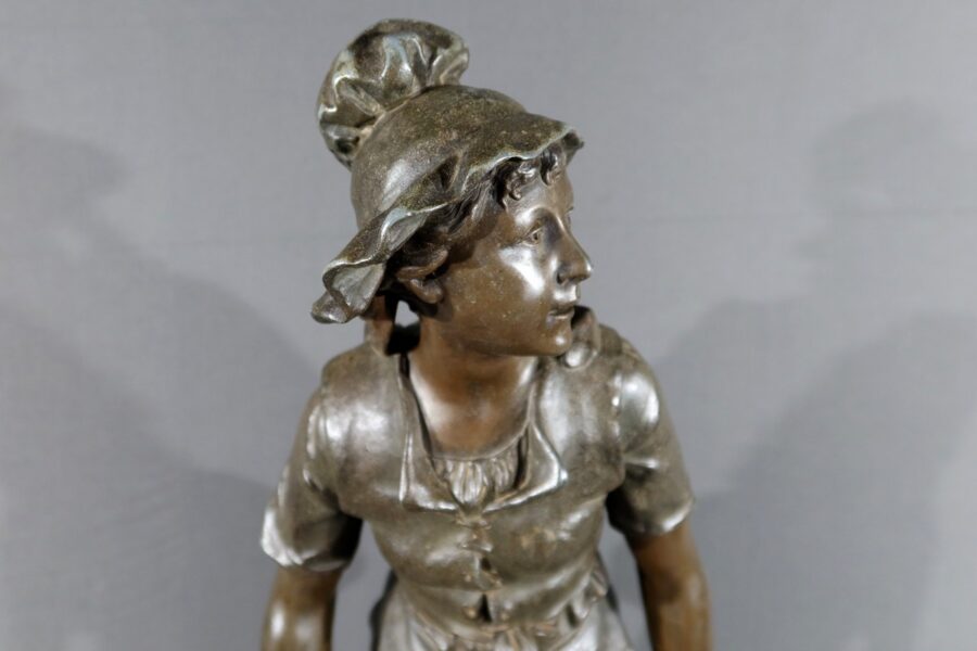 Paire de Sculptures en Régule, signées H.Weiss – Fin XIXe – Image 26