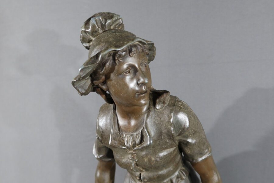 Paire de Sculptures en Régule, signées H.Weiss – Fin XIXe – Image 27