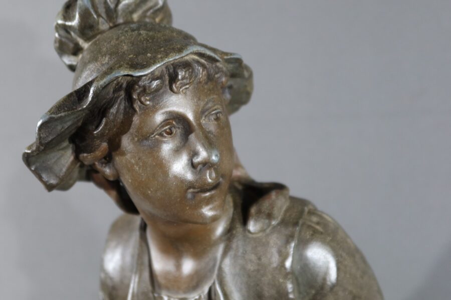 Paire de Sculptures en Régule, signées H.Weiss – Fin XIXe – Image 28
