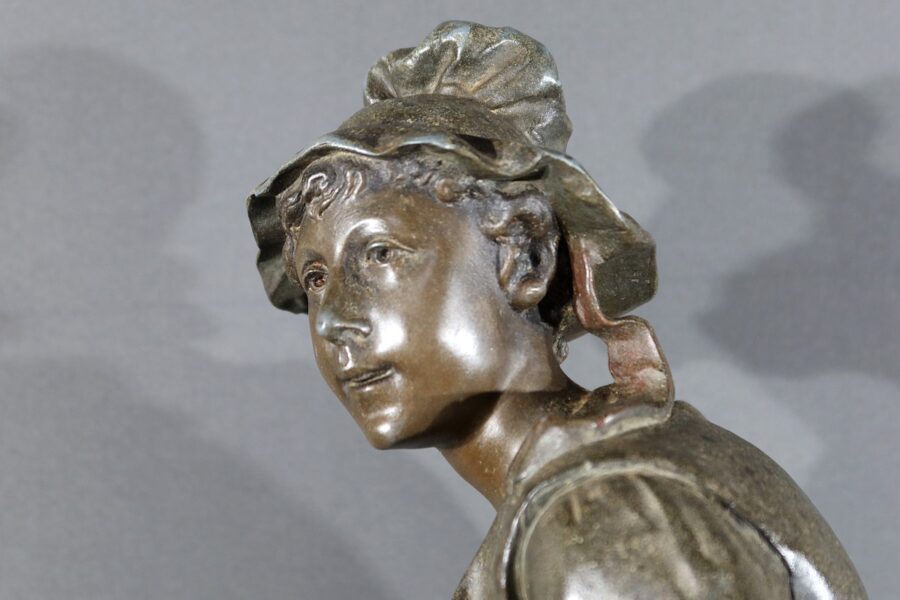 Paire de Sculptures en Régule, signées H.Weiss – Fin XIXe – Image 32