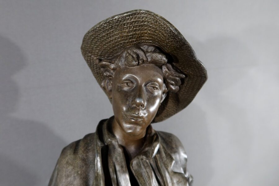 Paire de Sculptures en Régule, signées H.Weiss – Fin XIXe – Image 7