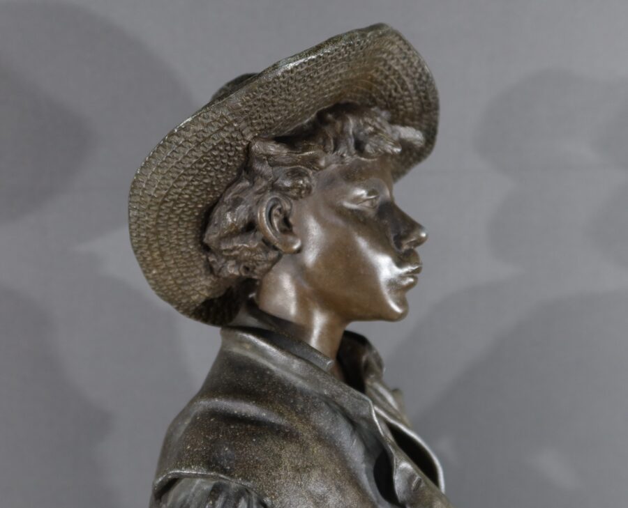 Paire de Sculptures en Régule, signées H.Weiss – Fin XIXe – Image 9