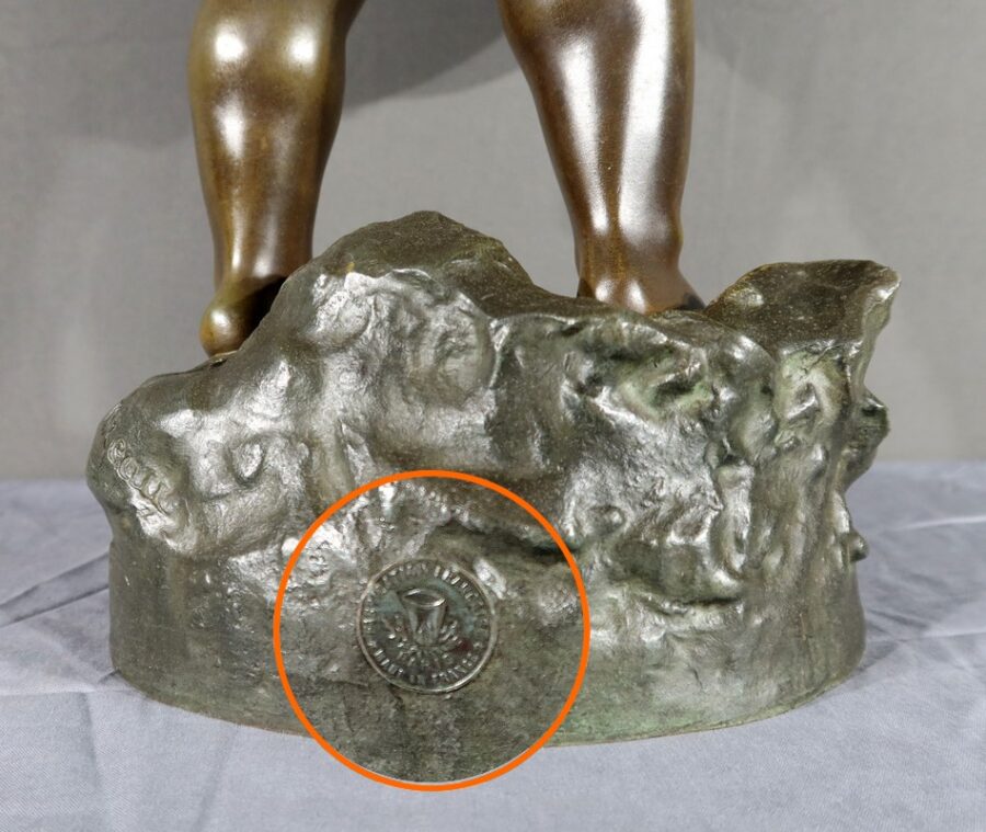 Pendule en Régule, signée A. Moreau – Fin XIXe – Image 25