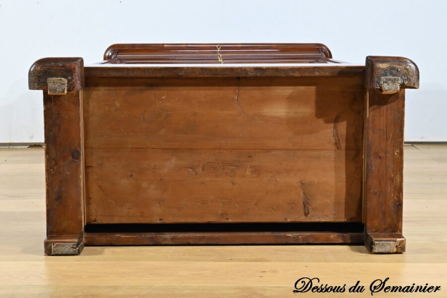 Semainier en Ronce d’Acajou, époque Restauration – 1ère Partie XIXe – Image 37