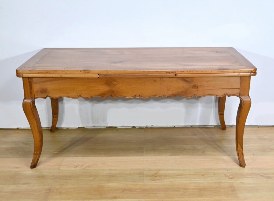 Table de Ferme à Allonges en Merisier, 10 à 16 Couverts – 2ème Partie XIXe