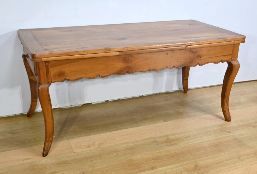Table de Ferme à Allonges en Merisier, 10 à 16 Couverts – 2ème Partie XIXe – Image 3
