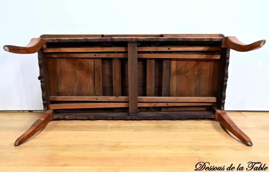 Table de Ferme à Allonges en Merisier, 10 à 16 Couverts – 2ème Partie XIXe – Image 27