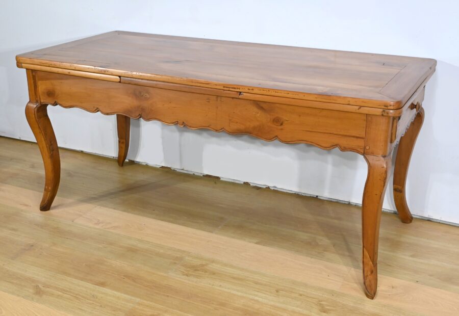 Table de Ferme à Allonges en Merisier, 10 à 16 Couverts – 2ème Partie XIXe – Image 4
