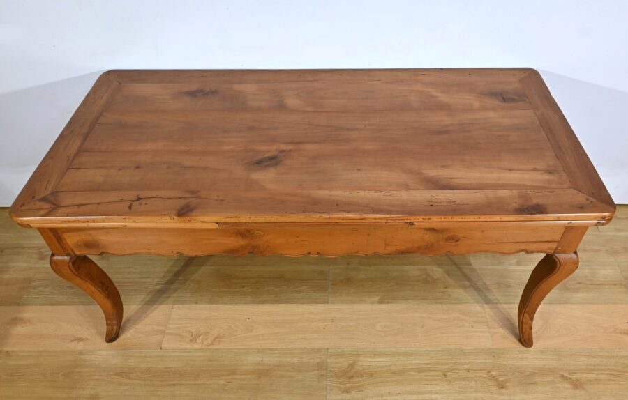 Table de Ferme à Allonges en Merisier, 10 à 16 Couverts – 2ème Partie XIXe – Image 6