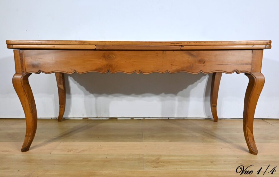 Table de Ferme à Allonges en Merisier, 10 à 16 Couverts – 2ème Partie XIXe – Image 9