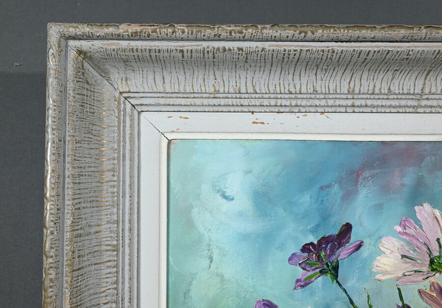 Huile sur Panneau "Fleurs Sauvages", de I. Kitter Ferrus - Milieu XXe – Image 18