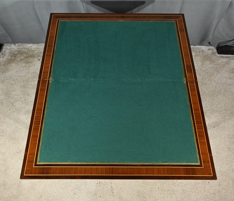 Table à Système en Marqueterie, style Louis XVI - 2ème moitié XIXe – Image 17
