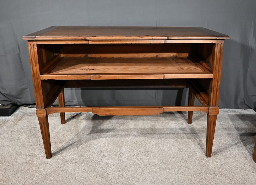 Commode Sauteuse en Noyer, époque Louis XVI - Fin XVIIIe – Image 16