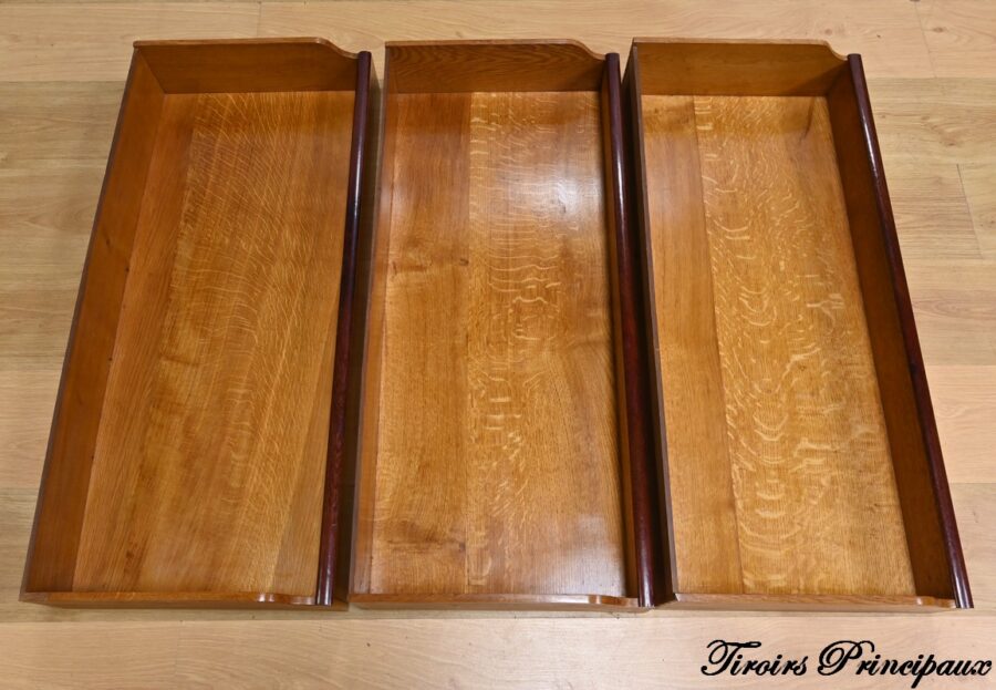 Buffet Commode Écritoire de Propriété, en Acajou et Citronnier, goût Restauration – 1ère Partie XIXe – Image 32