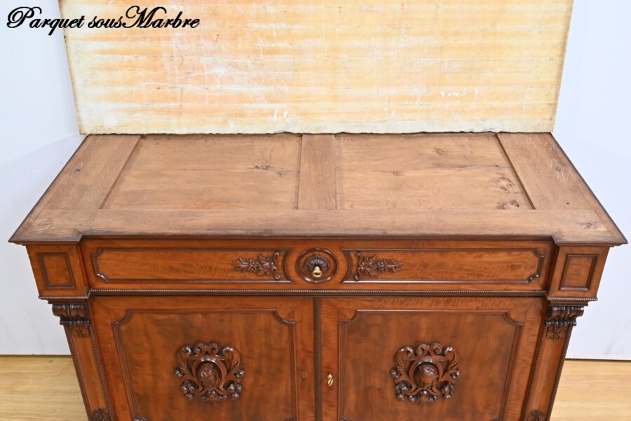 Buffet Commode Écritoire de Propriété, en Acajou et Citronnier, goût Restauration – 1ère Partie XIXe – Image 42