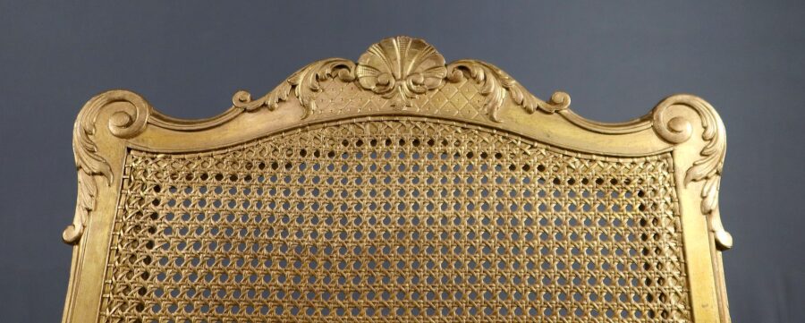 Paire de Chaises en Bois Doré, style Régence - Début XXe – Image 11