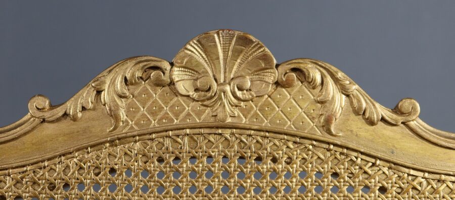 Paire de Chaises en Bois Doré, style Régence - Début XXe – Image 12