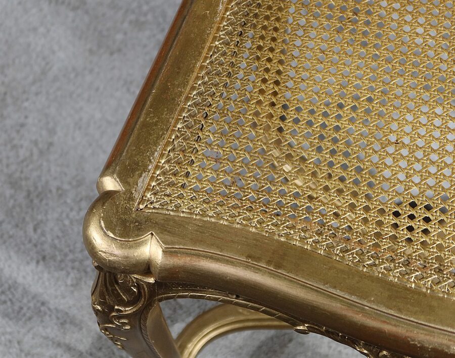Paire de Chaises en Bois Doré, style Régence - Début XXe – Image 17