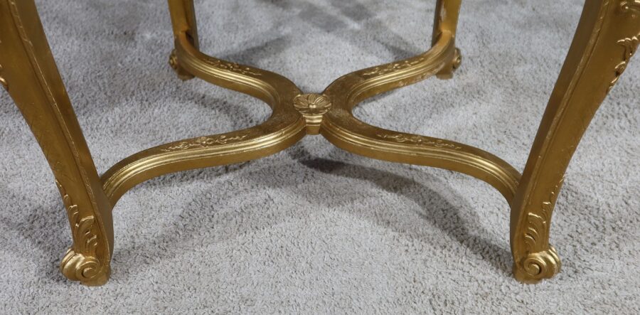 Paire de Chaises en Bois Doré, style Régence - Début XXe – Image 19