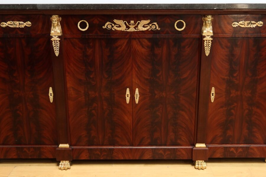 Enfilade en Ronce d’Acajou, style Retour d’Égypte – Début XXe – Image 10