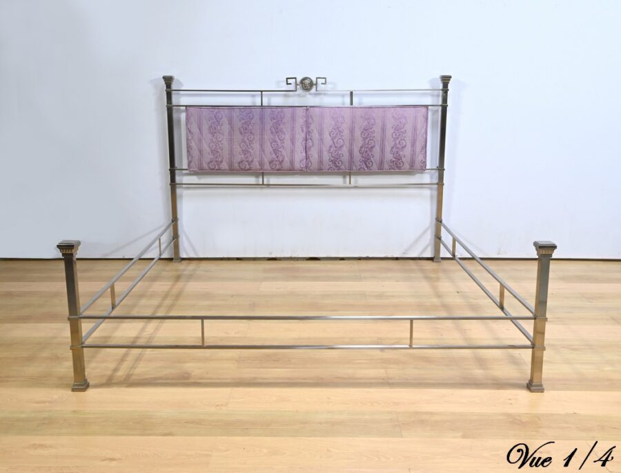Lit 2 places en Inox, Versace - 1950 – Image 5