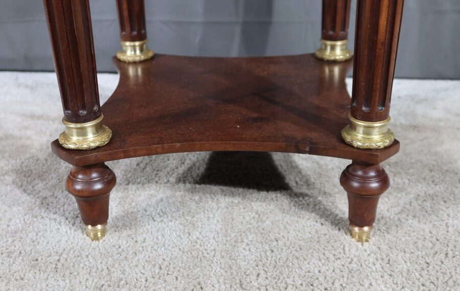 Petite Table Tambour en Acajou, style Louis XVI - Fin XIXe – Image 12