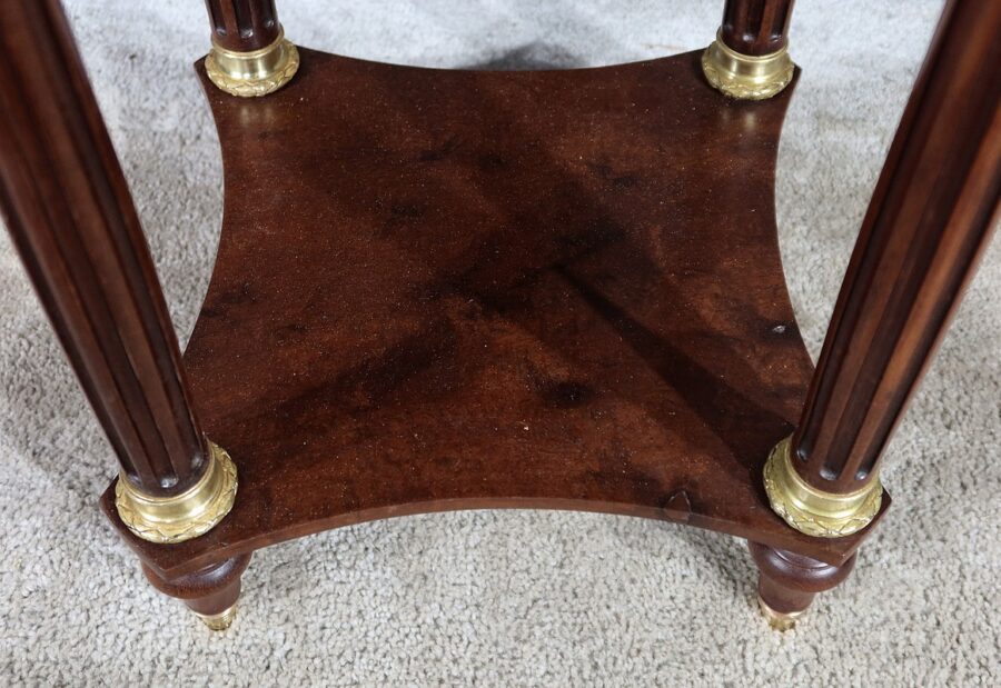 Petite Table Tambour en Acajou, style Louis XVI - Fin XIXe – Image 13