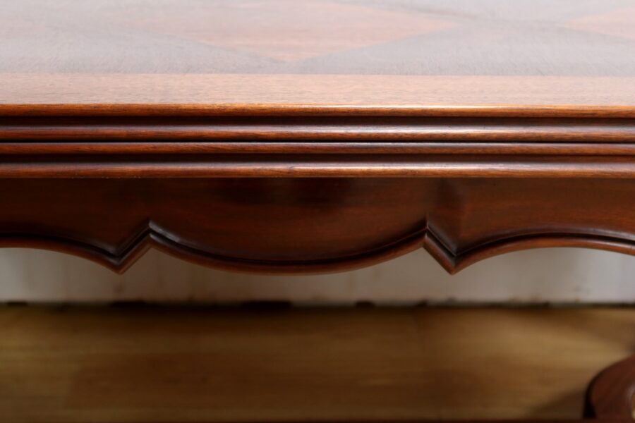 Table à Allonges en Acajou, 8 à 14 Couverts, style Louis XIV – 1960 – Image 12
