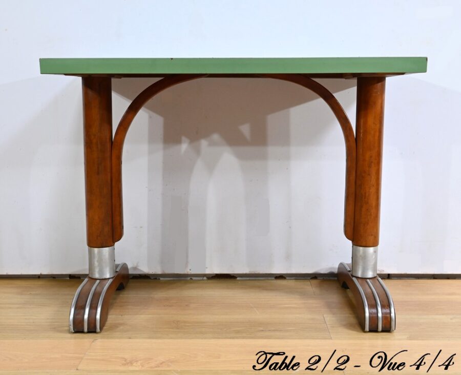 Tables de Bistro en Stratifié et Hêtre - 1950 – Image 26