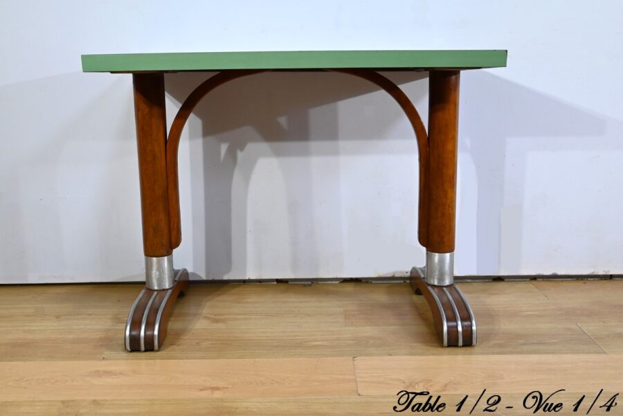 Tables de Bistro en Stratifié et Hêtre - 1950 – Image 9