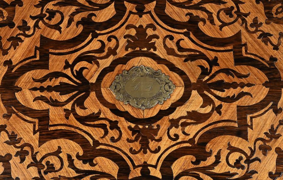 Travailleuse en Bois de Rose et Palissandre, style Louis XV, époque Napoléon III - Milieu XIXe – Image 8
