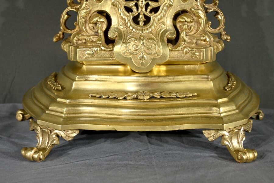 Horloge de Cheminée en Bronze, style Louis XVI - Milieu XXe – Image 13