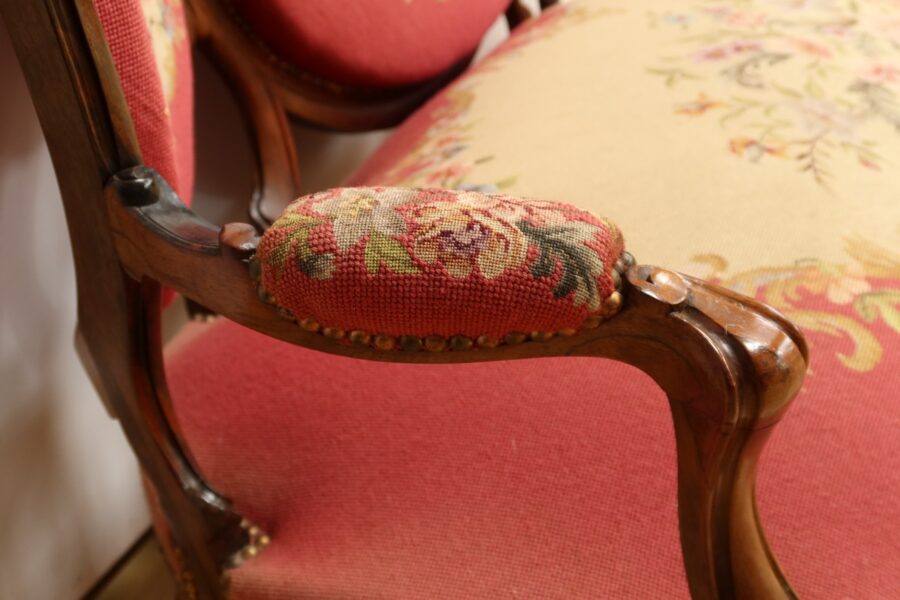 Salon 7 Pièces en Palissandre, époque Napoléon III – Milieu XIXe – Image 12
