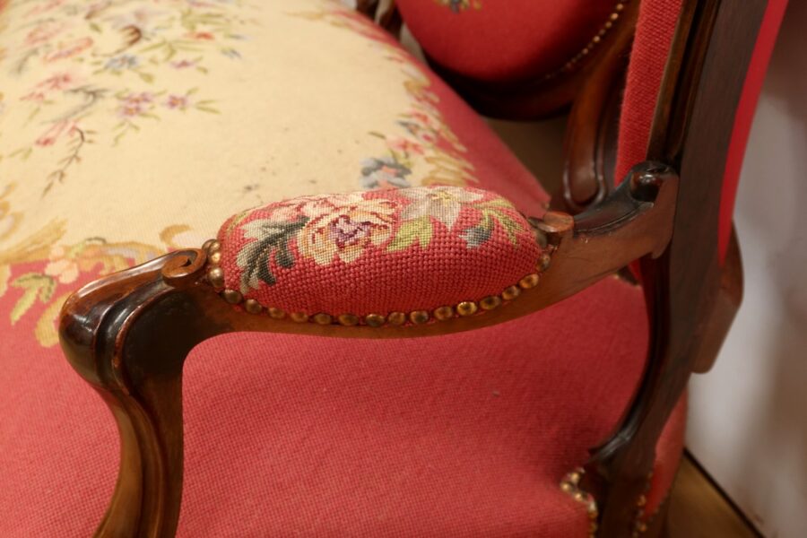 Salon 7 Pièces en Palissandre, époque Napoléon III – Milieu XIXe – Image 15