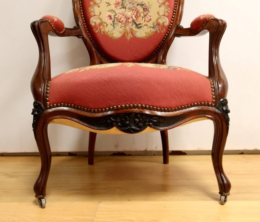 Salon 7 Pièces en Palissandre, époque Napoléon III – Milieu XIXe – Image 25