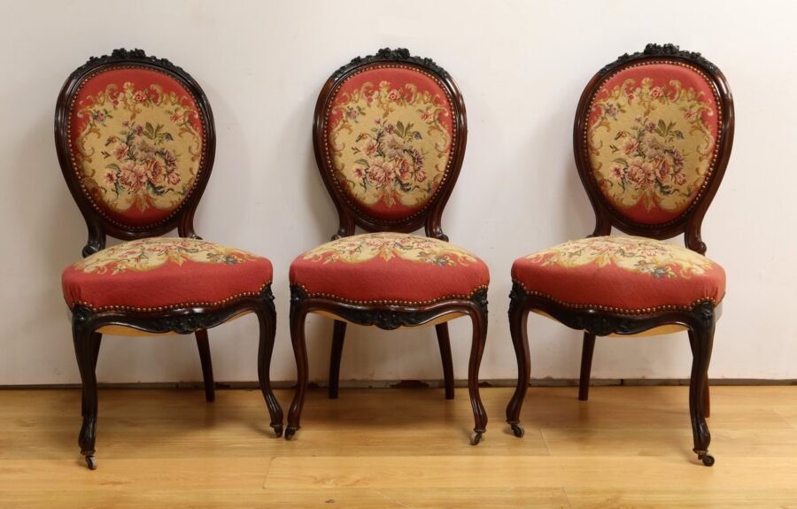 Salon 7 Pièces en Palissandre, époque Napoléon III – Milieu XIXe – Image 31