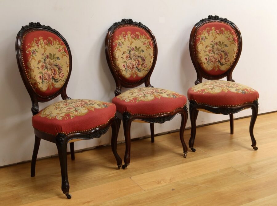 Salon 7 Pièces en Palissandre, époque Napoléon III – Milieu XIXe – Image 32