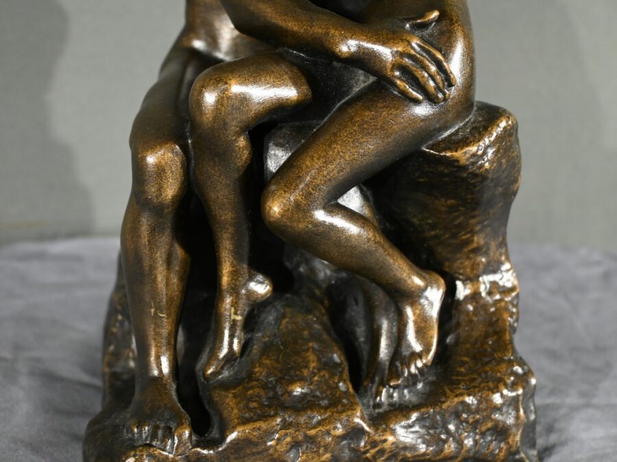 Sculpture en Résine « Le Baiser », d’après A.Rodin – 2ème partie XXe – Image 10