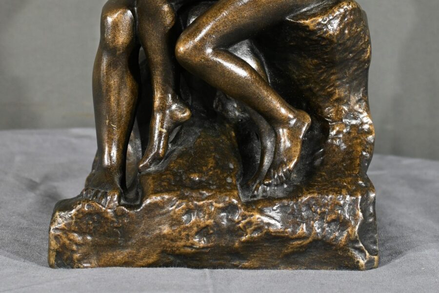 Sculpture en Résine « Le Baiser », d’après A.Rodin – 2ème partie XXe – Image 11