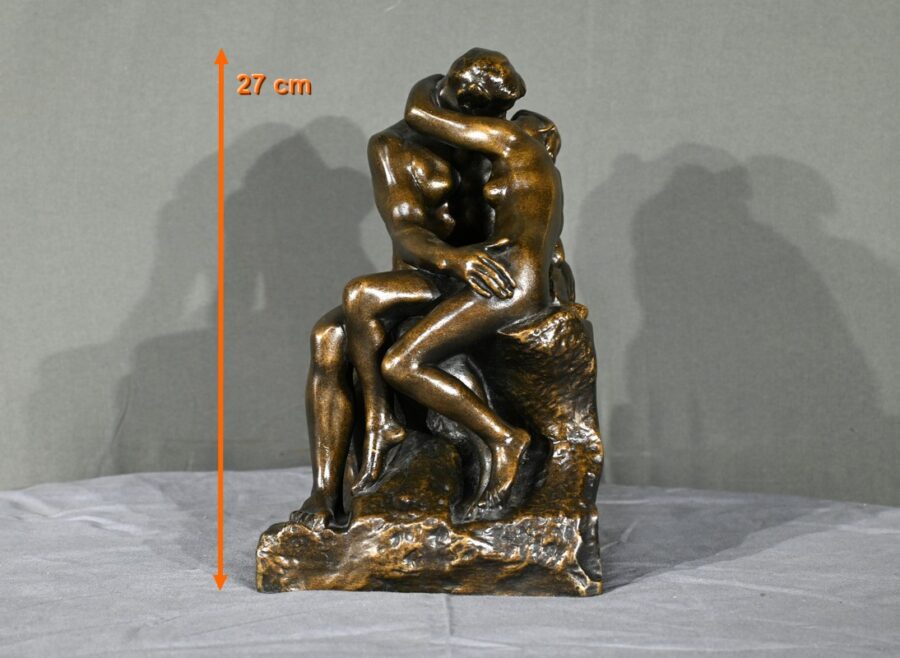 Sculpture en Résine « Le Baiser », d’après A.Rodin – 2ème partie XXe – Image 24