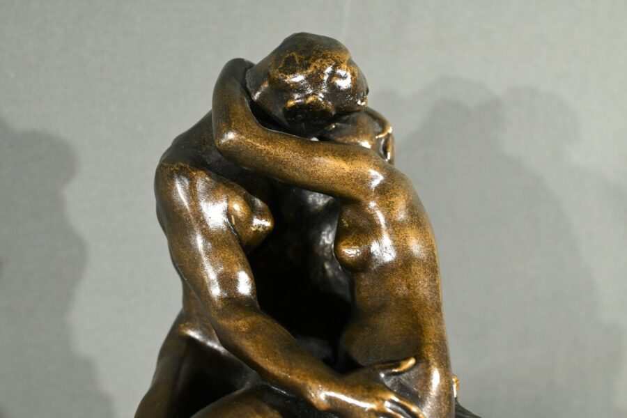 Sculpture en Résine « Le Baiser », d’après A.Rodin – 2ème partie XXe – Image 7