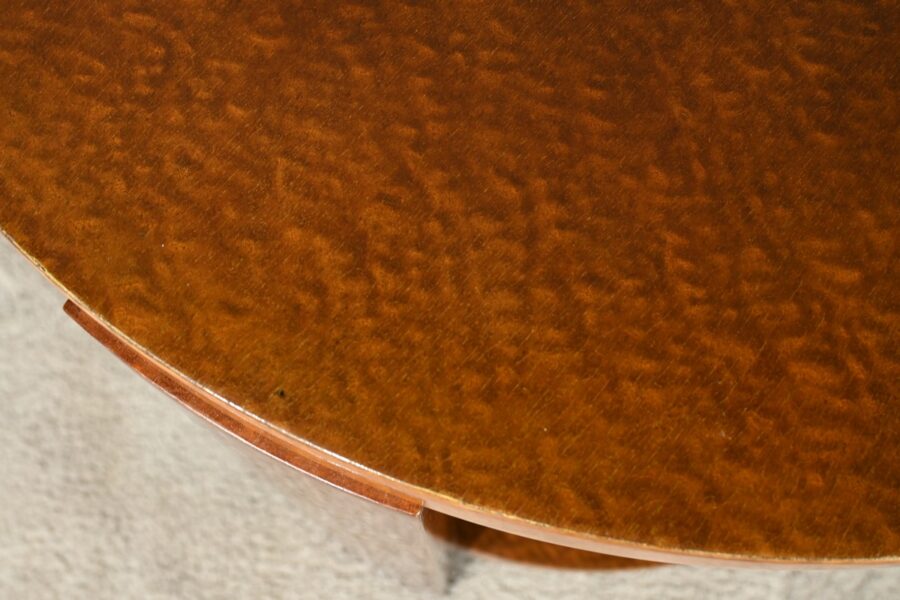 Table Guéridon en Loupe d’Amboine, Art Déco – 1930 – Image 7