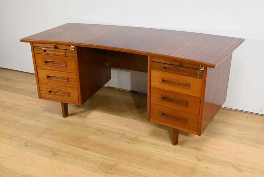 Bureau de Direction Ordo en Acajou – 1960 – Image 3