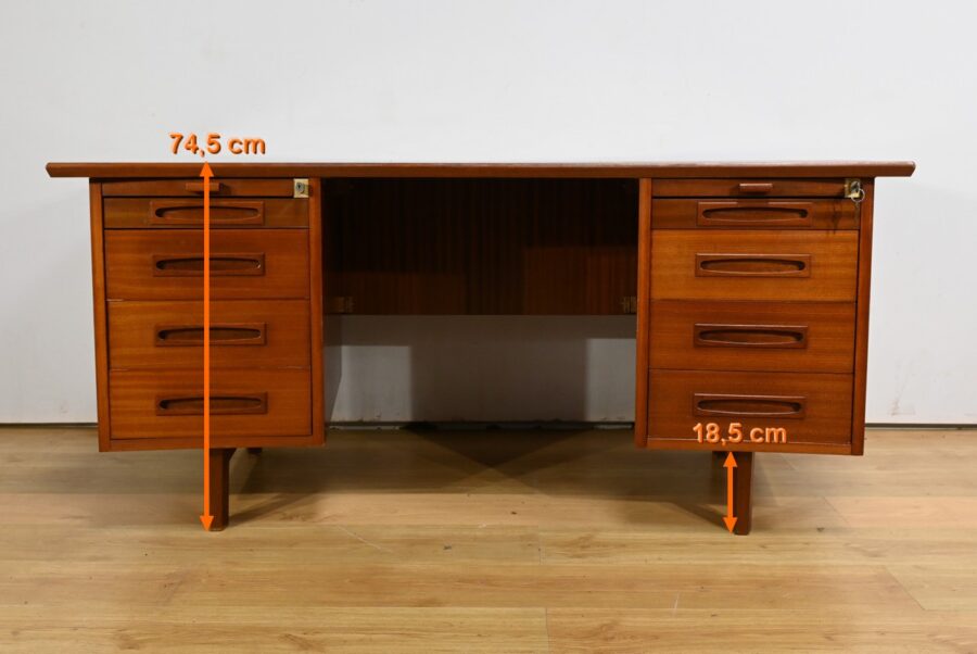 Bureau de Direction Ordo en Acajou – 1960 – Image 31
