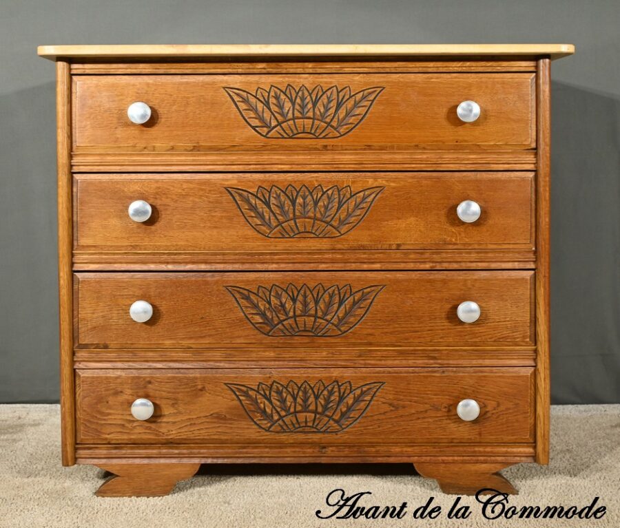 Commode en Chêne - 1940 – Image 8