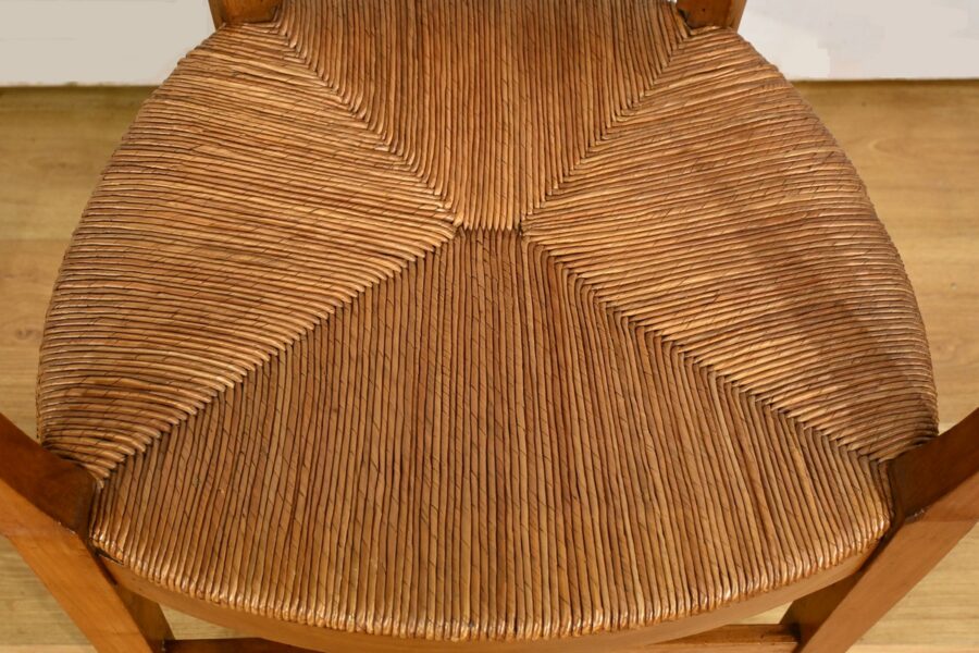 Paire de Fauteuils en Merisier, époque Directoire – Début XIXe – Image 13